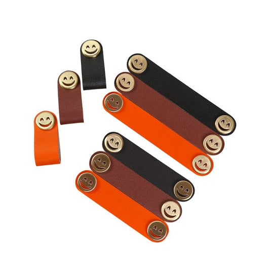 Vila 8067 Leather Drawer Pulls Happiness Handmade PVC Leather Cabinet Pulls Cabinet Furniture Knobs Pull Handle Wardrobe Door Handle Pulls Knob for Dresser Drawers Cabinet |1-pec| by Vilalock | Souqify