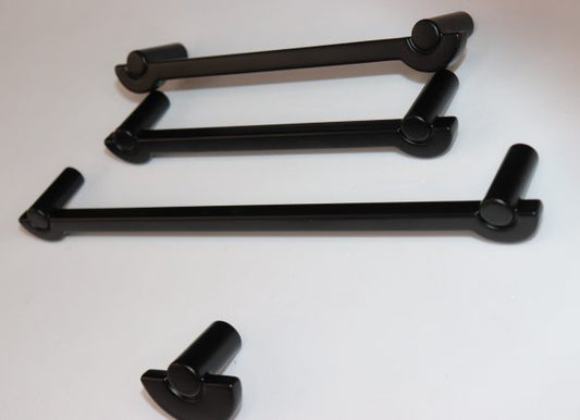 VILA 888 Cabinet Handles Drawer Pulls Solid Zinc Alloy Mat Black Furniture Kitchen Cupboard 1-pec by Vilalock | Souqify