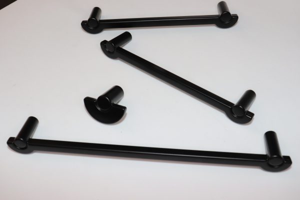 VILA 888 Cabinet Handles Drawer Pulls Solid Zinc Alloy Mat Black Furniture Kitchen Cupboard 1-pec by Vilalock | Souqify