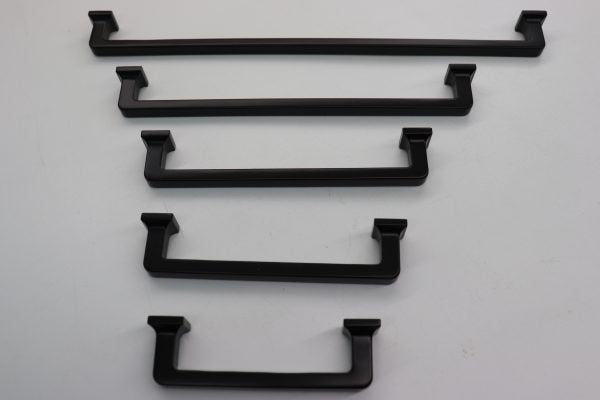 VILA A1058 Cabinet Handles Drawer Pulls Solid Zinc Alloy Mat Black Furniture Kitchen Cupboard 1-pec by Vilalock | Souqify