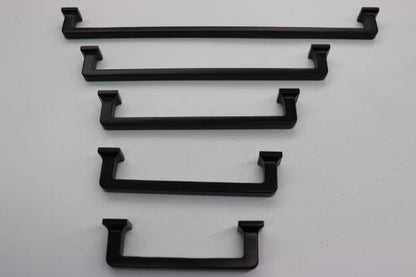 VILA A1058 Cabinet Handles Drawer Pulls Solid Zinc Alloy Mat Black Furniture Kitchen Cupboard 1-pec by Vilalock | Souqify