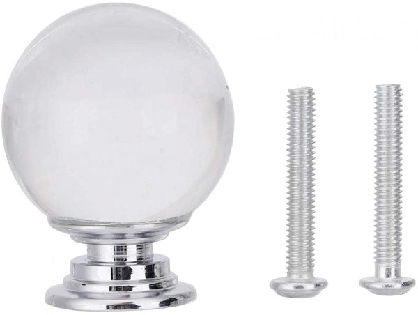Vila Crystal Glass Diamond Shape Door Knob (1 pec) Drawer Pull Handle for Cabinet, Drawer, Cupboard, Wardrobe Home Decoration (30mm) by Vilalock | Souqify