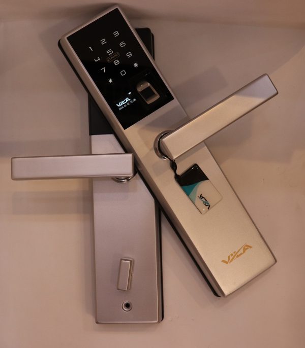 Vila Digital Door Lock,Display screen,Keypad Digital,Biometric Fingerprint,IC Card,Mechanical key Unlock for Apartment Hotel Home Use by Vilalock | Souqify