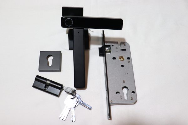 Vila Fingerprint Door Lock With BLUETOOTH Smart APP Tuya Remote Control Digital,Biometric Fingerprint,IC Card,Mechanical key Unlock for Apartment Hotel Home Use (Color Black) by Vilalock | Souqify