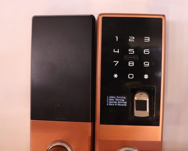 Vila Smart Lock Lock,Display screen,Keypad Digital,Biometric Fingerprint,IC Card,Mechanical key Unlock for Apartment Hotel Home Use. COLOR: (Antique copper brushed)) by Vilalock | Souqify