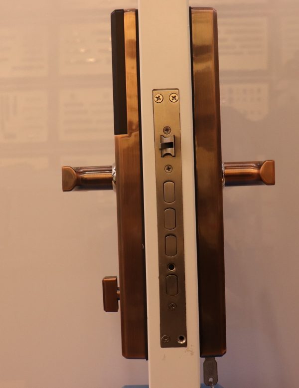 Vila Smart Lock Lock,Display screen,Keypad Digital,Biometric Fingerprint,IC Card,Mechanical key Unlock for Apartment Hotel Home Use. COLOR: (Antique copper brushed)) by Vilalock | Souqify