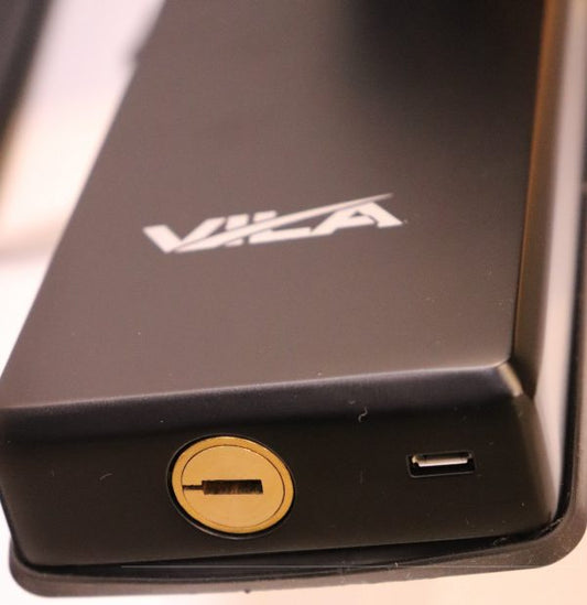 Vila Smart Lock Lock,Display screen,Keypad Digital,Biometric Fingerprint,IC Card,Mechanical key Unlock for Apartment Hotel Home Use. COLOR: (BLACK) by Vilalock | Souqify