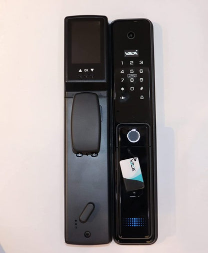 VILA Smart Lock,With WiFi, Display screen,Keypad Digital,Biometric Fingerprint,IC Card,Mechanical key Unlock for Apartment Hotel Home Use. COLOR: (BLACK) by Vilalock | Souqify