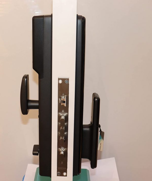 VILA Smart Lock,With WiFi, Display screen,Keypad Digital,Biometric Fingerprint,IC Card,Mechanical key Unlock for Apartment Hotel Home Use. COLOR: (BLACK) by Vilalock | Souqify