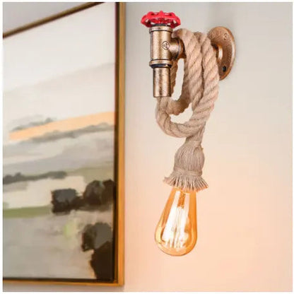 Vintage Wall Lamp Industrial Retro Wall Light Creative Water Pipe Wall Sconce Iron Metal Lamps for Restaurant Cafe Bar Kitchen by Zhongsan | Souqify