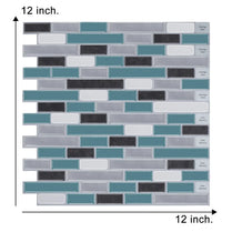 Vinyl Peel and Stick Wall Tile 12*12 Inch Kitchen Tile Backsplash Fireplace Mould-proof Function by Vivid Tiles | Souqify