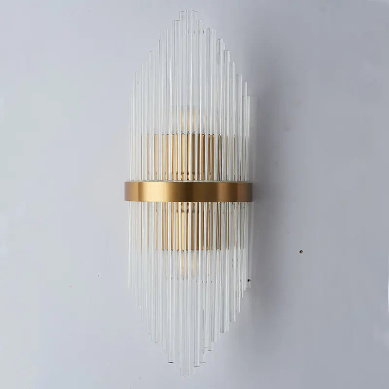 Wall lamp led Nordic creative corridor aisle lamp home background bedroom light luxury crystal bedside wall lamp by Zhongsan | Souqify