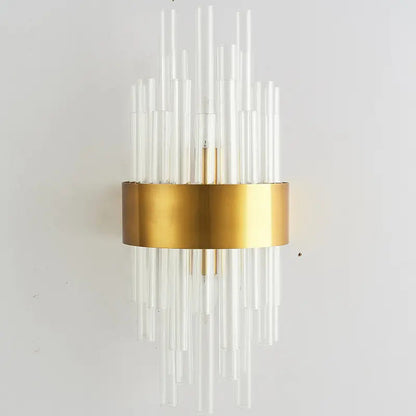 Wall lamp led Nordic creative corridor aisle lamp home background bedroom light luxury crystal bedside wall lamp by Zhongsan | Souqify