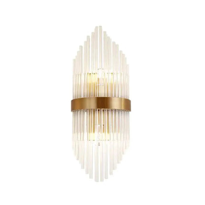 Wall lamp led Nordic creative corridor aisle lamp home background bedroom light luxury crystal bedside wall lamp by Zhongsan | Souqify