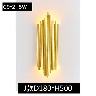 Wall lamp led Nordic creative corridor aisle lamp home background bedroom light luxury crystal bedside wall lamp by Zhongsan | Souqify