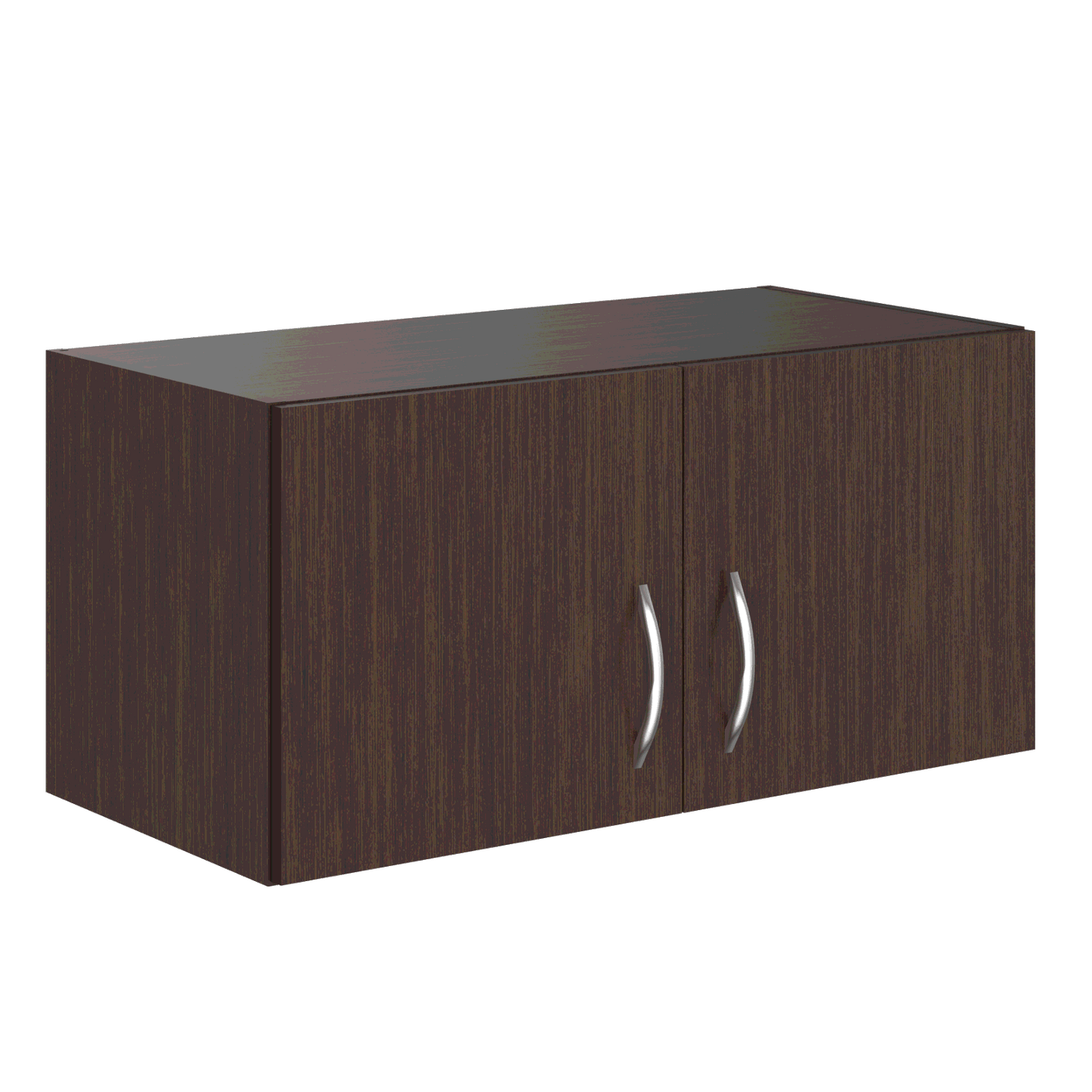 WALL MOUNTED CABINET MADE IN E1 LAMINATE CHIPBOARD WITH WOODEN SWING DOORS by Treejar | Souqify