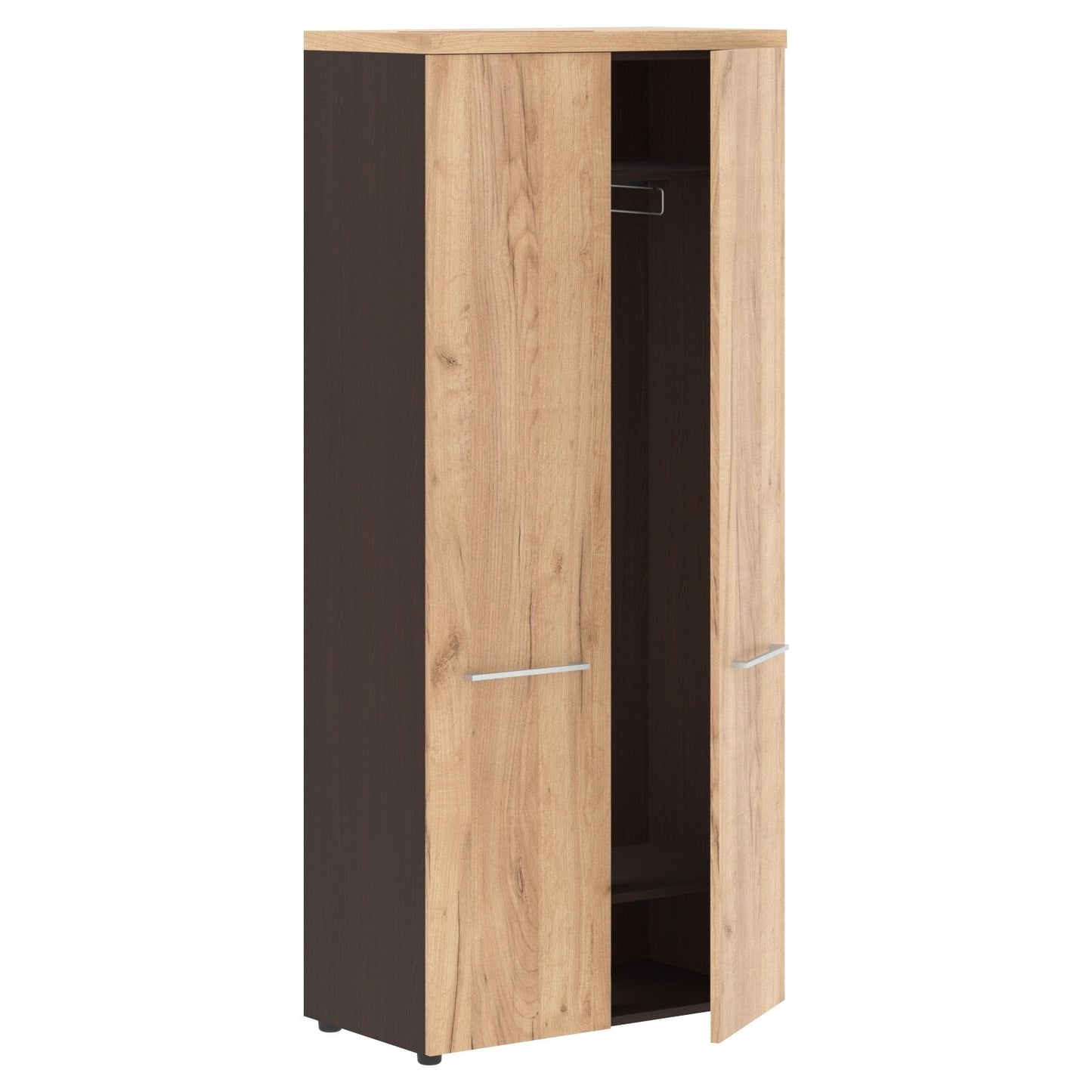 WARDROBE EXECUTIVE FULL HEIGHT, MADE IN E1 LAMINATE CHIPBOARD, WITH SWING DOORS by Treejar | Souqify