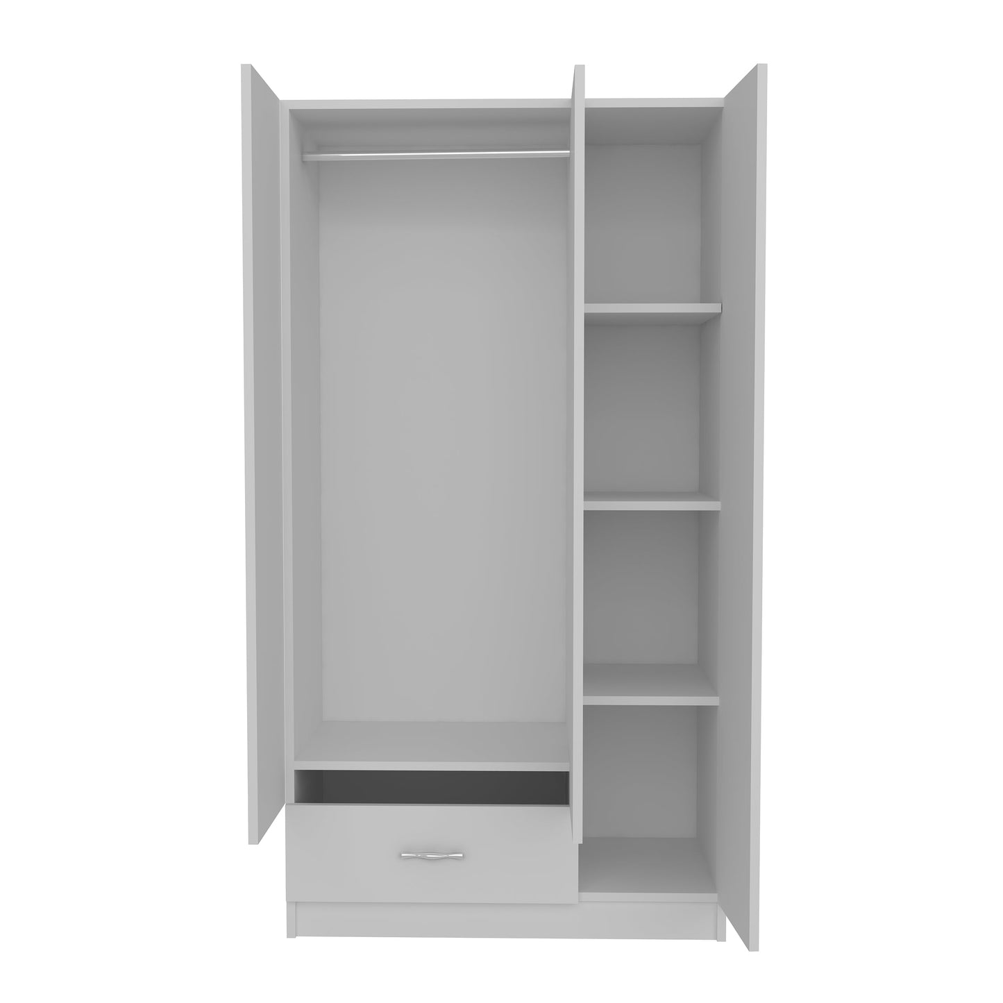 Wardrobe Gabi-DECTV0000000183 White 177 X 44 X 20 by DECOROTIKA | Souqify