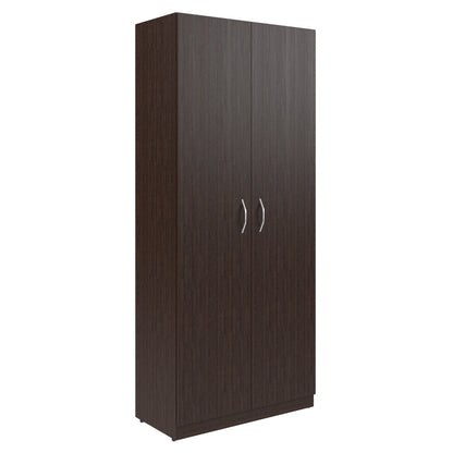 WARDROBE MADE IN E1 LAMINATE CHIPBOARD WITH WOODEN SWING DOORS by Treejar | Souqify