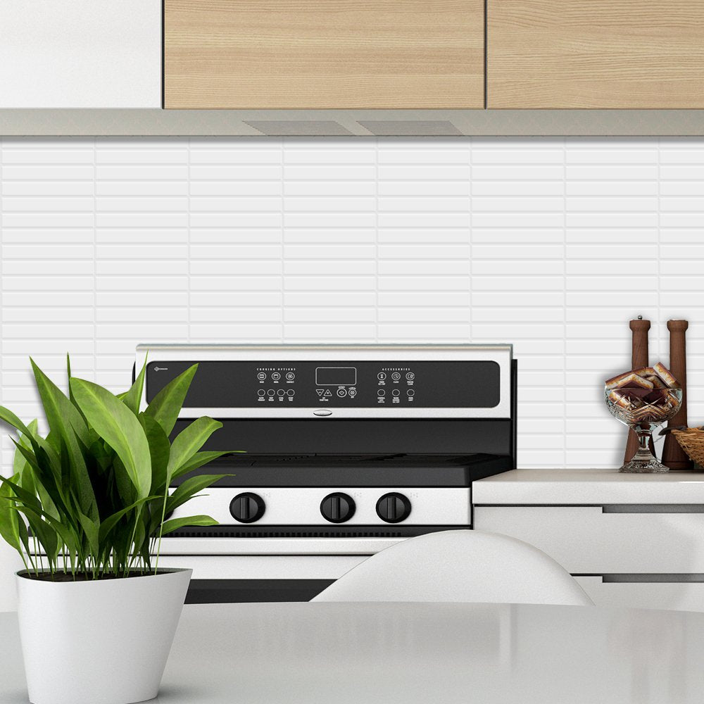 White Finger Vinyl Tile T80042 by Vivid Tiles | Souqify