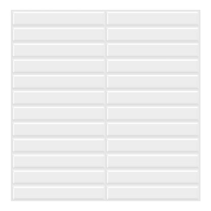 White Finger Vinyl Tile T80042 by Vivid Tiles | Souqify