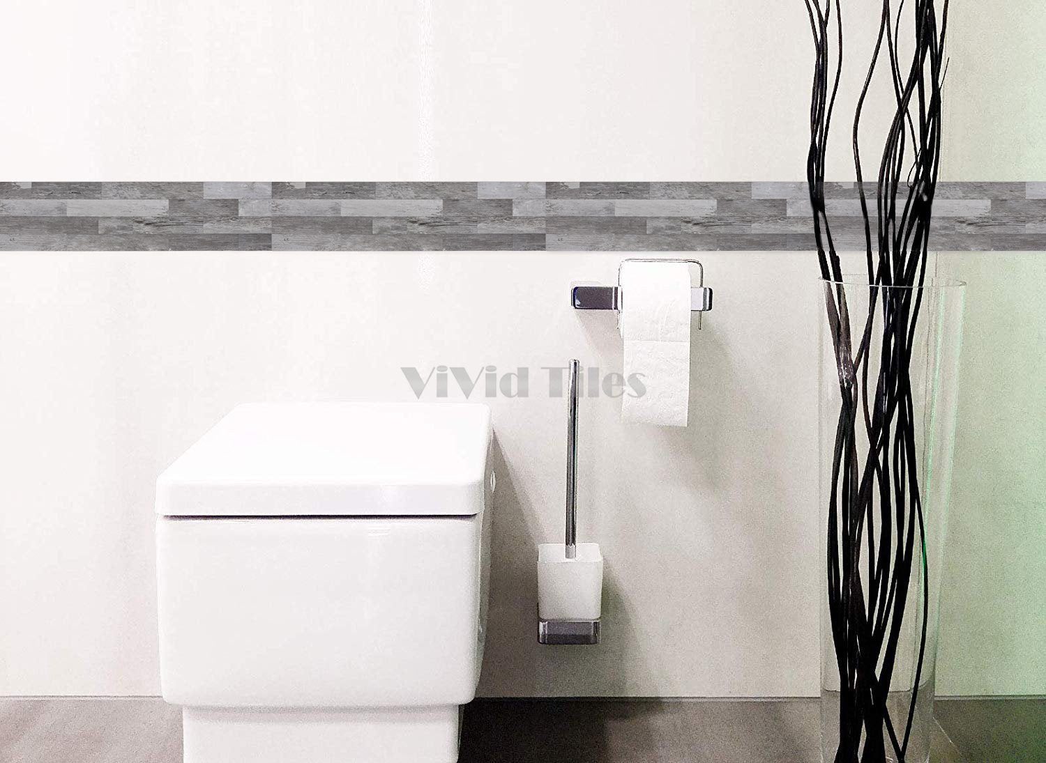 Wood Look Adhesive Composite PVC Tile WJ-91 by Vivid Tiles | Souqify