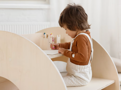 Wooden Bookself Desk 3 IN 1 by Home Decor | Souqify