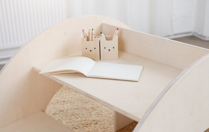 Wooden Bookself Desk 3 IN 1 by Home Decor | Souqify