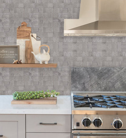 Wooden Look Square PVC Composite Tile WJ-11 by Vivid Tiles | Souqify