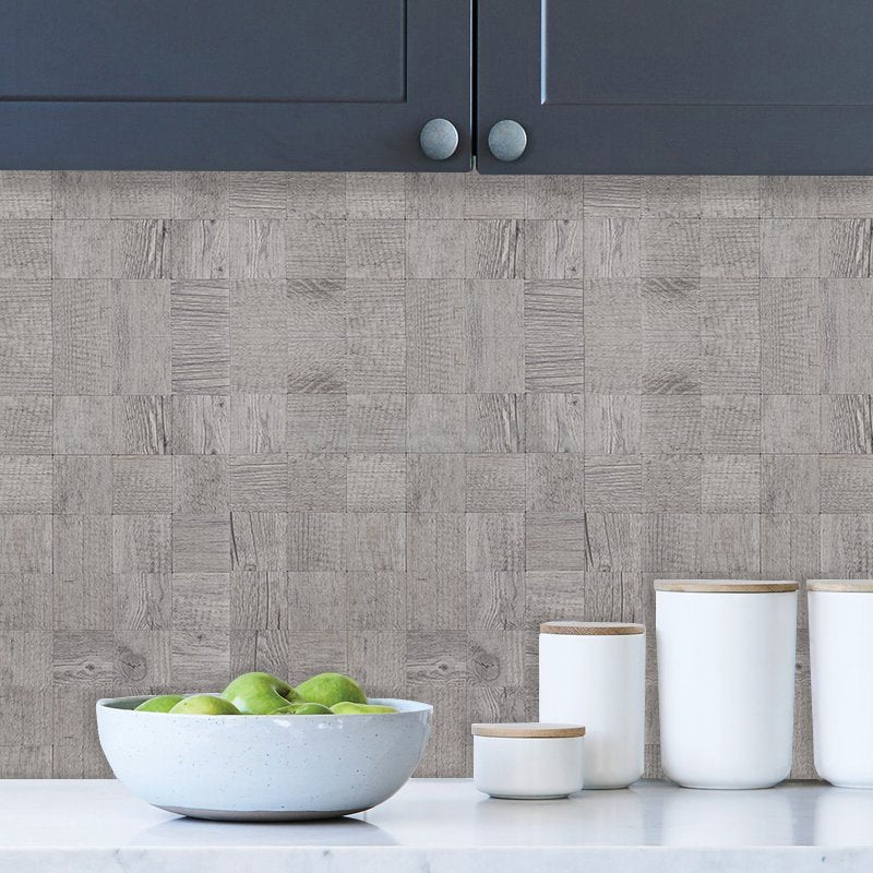 Wooden Look Square PVC Composite Tile WJ-11 by Vivid Tiles | Souqify