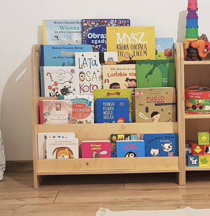 WOODEN Montessori bookshelf by Home Decor | Souqify