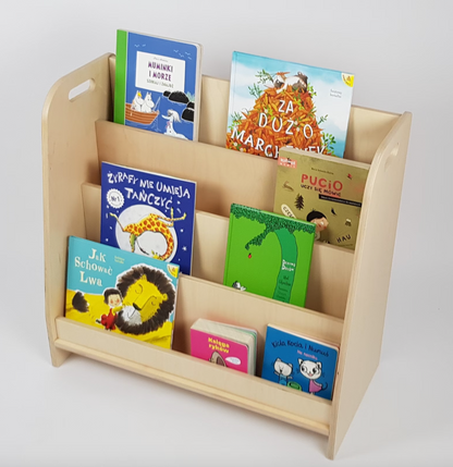 WOODEN Montessori bookshelf by Home Decor | Souqify