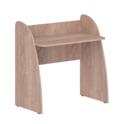 WOODEN RECTANGULAR SHAPE COMPUTER DESK , MADE IN E1 LAMINATE CHIPBOARD COLOR : LEGNO DARK SIZE : 800х460х832MMH **MADE IN EUROPE **5 YEARS GUARANTEE by Treejar | Souqify
