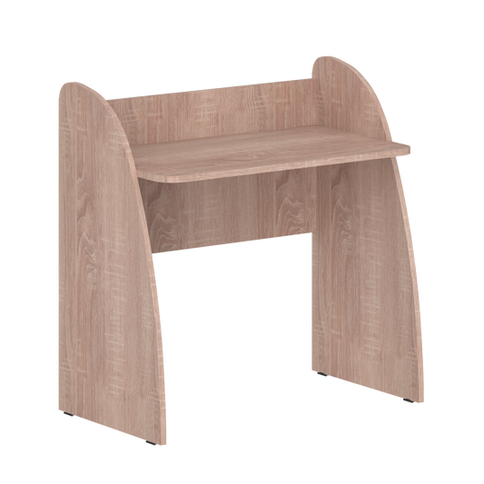 WOODEN RECTANGULAR SHAPE COMPUTER DESK , MADE IN E1 LAMINATE CHIPBOARD COLOR : LEGNO DARK SIZE : 800х460х832MMH **MADE IN EUROPE **5 YEARS GUARANTEE by Treejar | Souqify