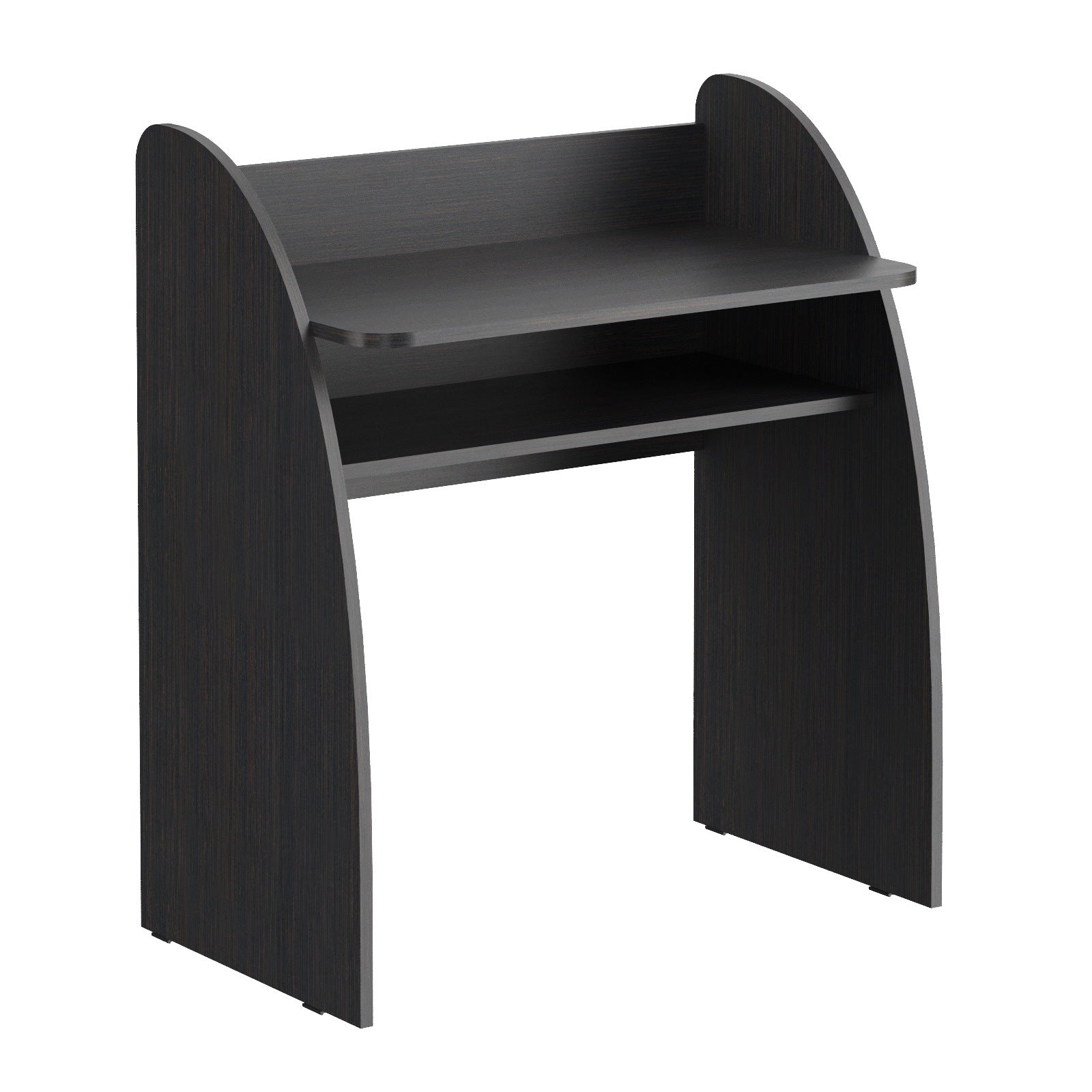 WOODEN RECTANGULAR SHAPE COMPUTER DESK , MADE IN E1 LAMINATE CHIPBOARD COLOR : LEGNO DARK SIZE : 800х460х932MMH **MADE IN EUROPE **5 YEARS GUARANTEE by Treejar | Souqify