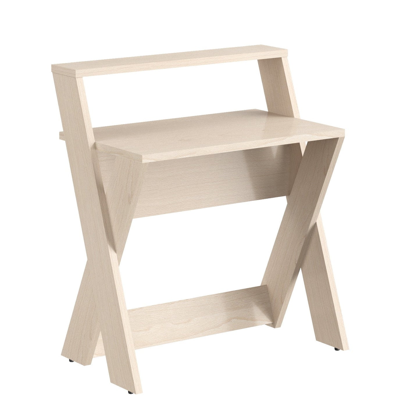 WOODEN RECTANGULAR SHAPE COMPUTER DESK, MADE IN E1 LAMINATE CHIPBOARD COLOR : TIARA BEECH SIZE : 1380х600х987MMH **MADE IN EUROPE **5 YEARS GUARANTEE by Treejar | Souqify