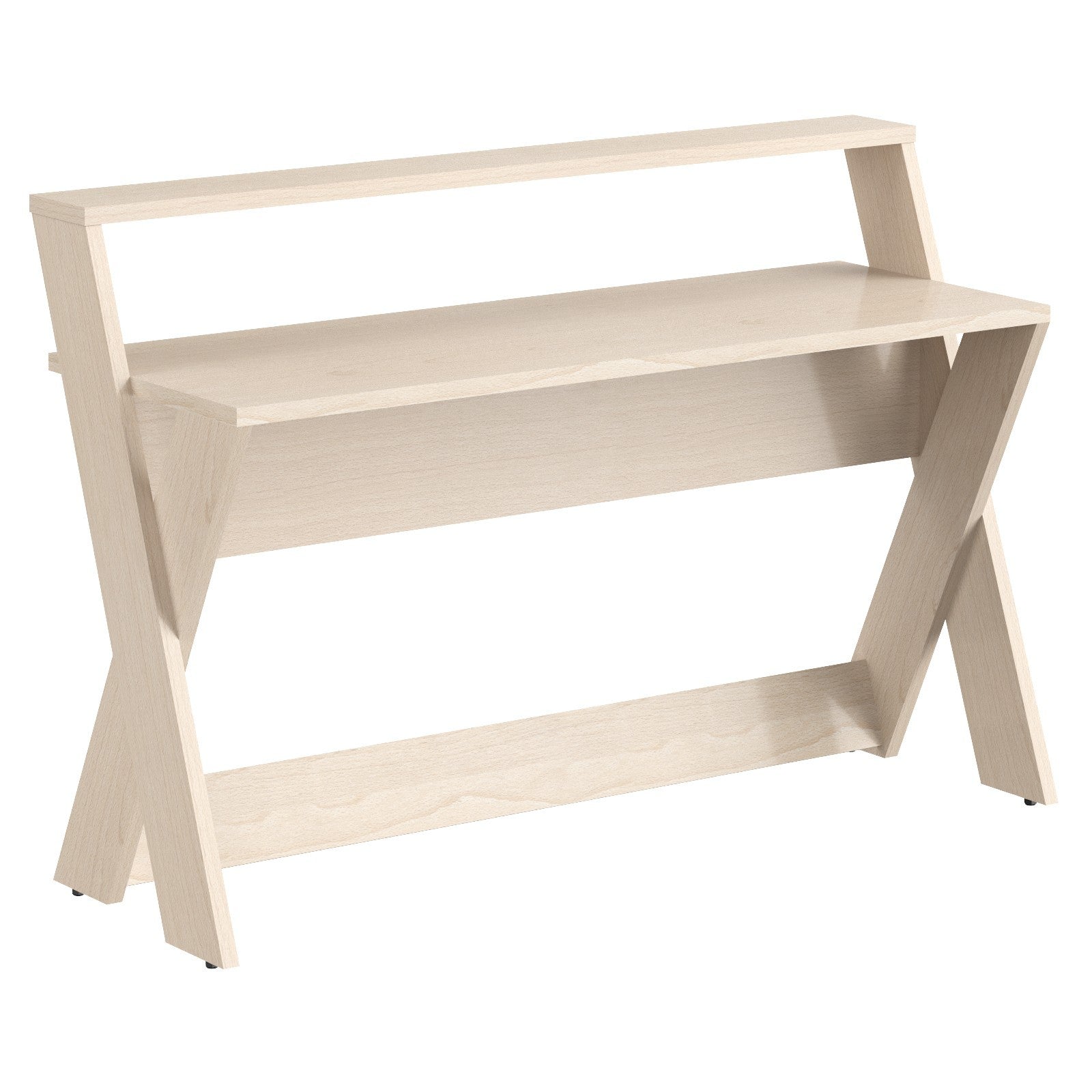 WOODEN RECTANGULAR SHAPE COMPUTER DESK, MADE IN E1 LAMINATE CHIPBOARD COLOR : TIARA BEECH SIZE : 1380х600х987MMH **MADE IN EUROPE **5 YEARS GUARANTEE by Treejar | Souqify