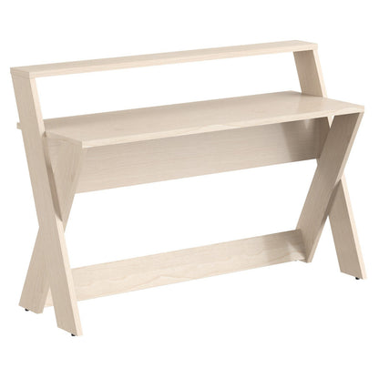 WOODEN RECTANGULAR SHAPE COMPUTER DESK, MADE IN E1 LAMINATE CHIPBOARD COLOR : TIARA BEECH SIZE : 1380х600х987MMH **MADE IN EUROPE **5 YEARS GUARANTEE by Treejar | Souqify