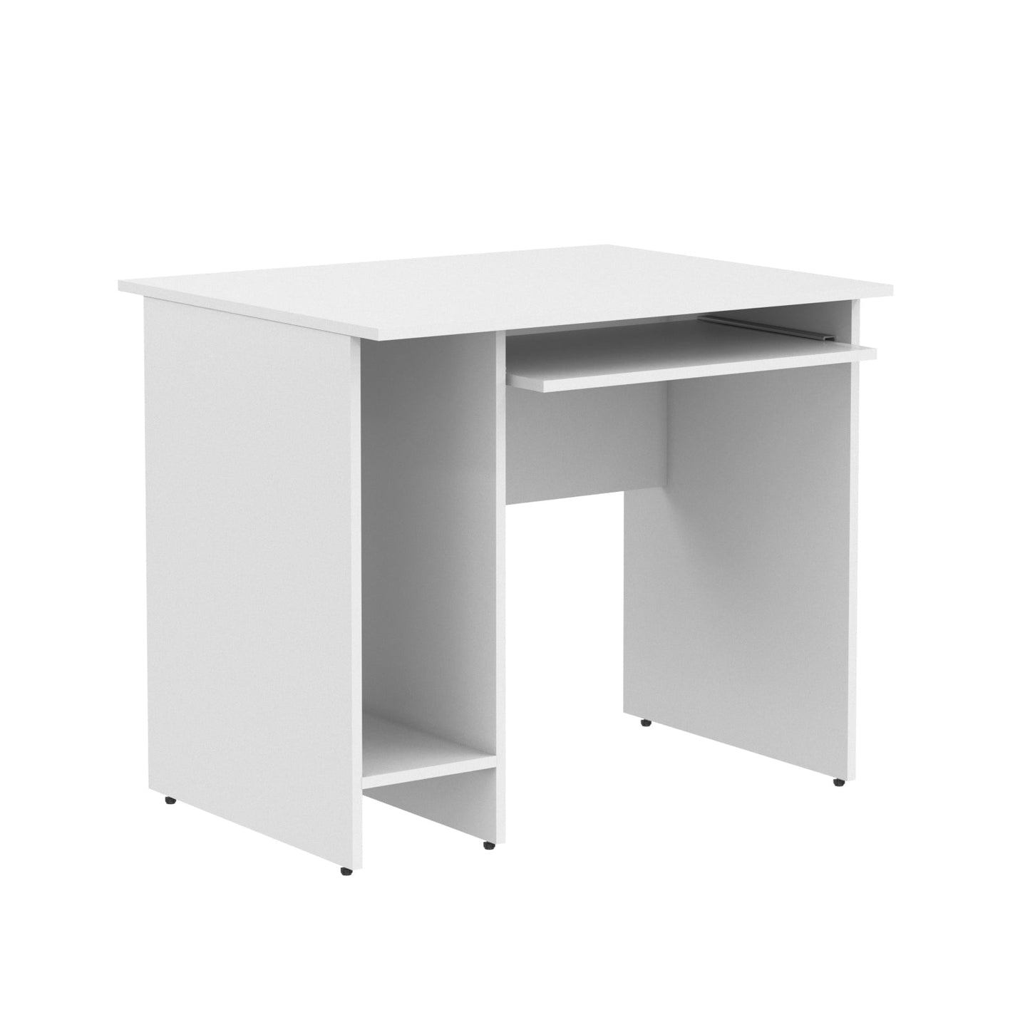 WOODEN RECTANGULAR SHAPE COMPUTER DESK , MADE IN E1 LAMINATE CHIPBOARD, WITH KEYBOARD TRAY by Treejar | Souqify