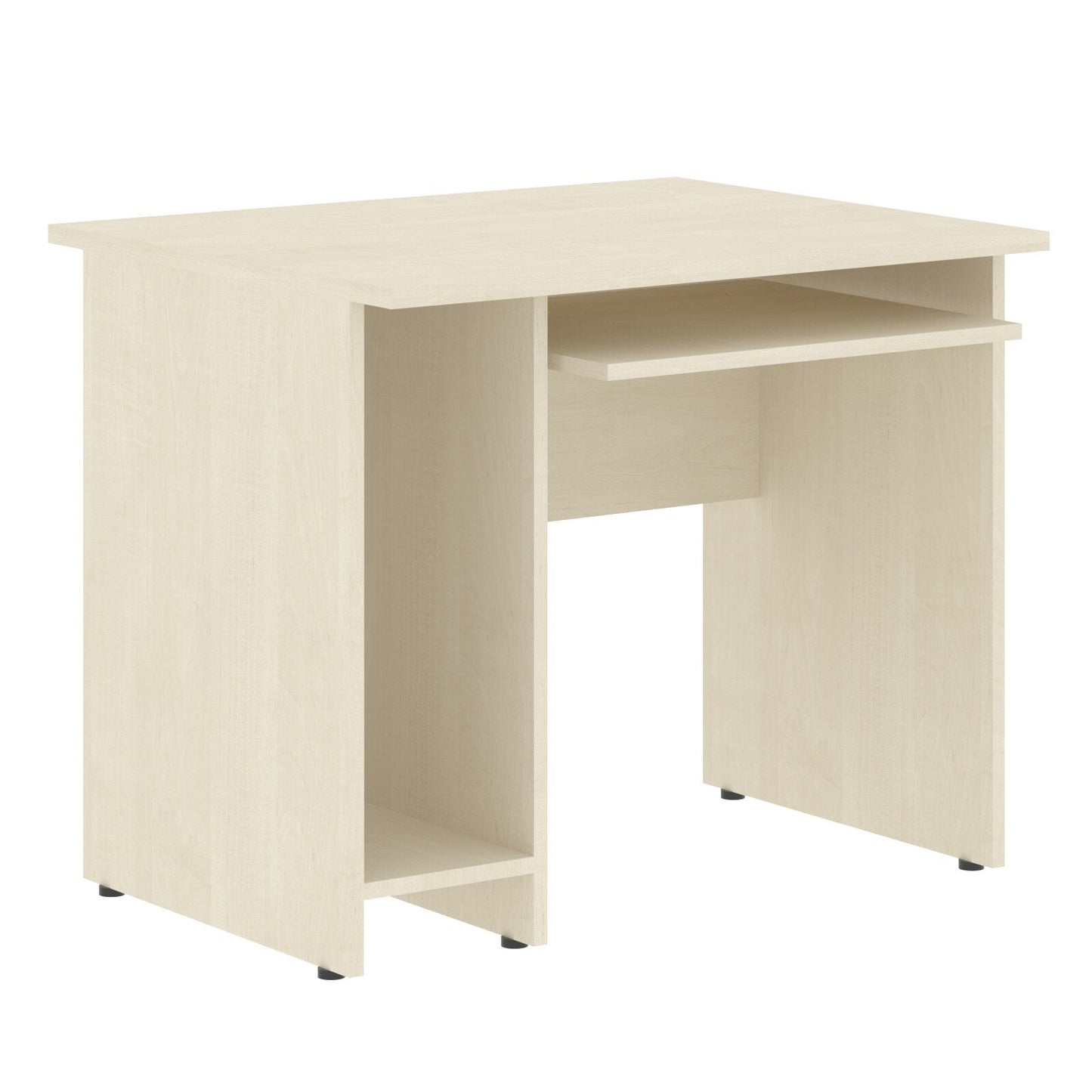 WOODEN RECTANGULAR SHAPE COMPUTER DESK , MADE IN E1 LAMINATE CHIPBOARD, WITH KEYBOARD TRAY by Treejar | Souqify