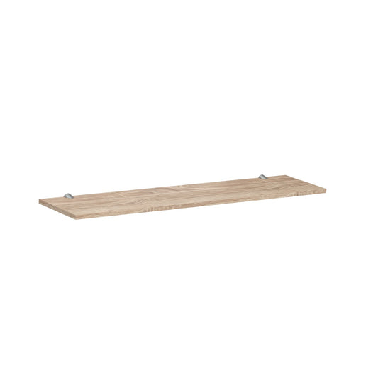 WOODEN TABLE TOP SHELF, MADE IN E1 LAMINATE CHIPBOARD COLOR : LEGNO DARK SIZE : 1100х250х70MMH **MADE IN EUROPE **5 YEARS GUARANTEE by Treejar | Souqify