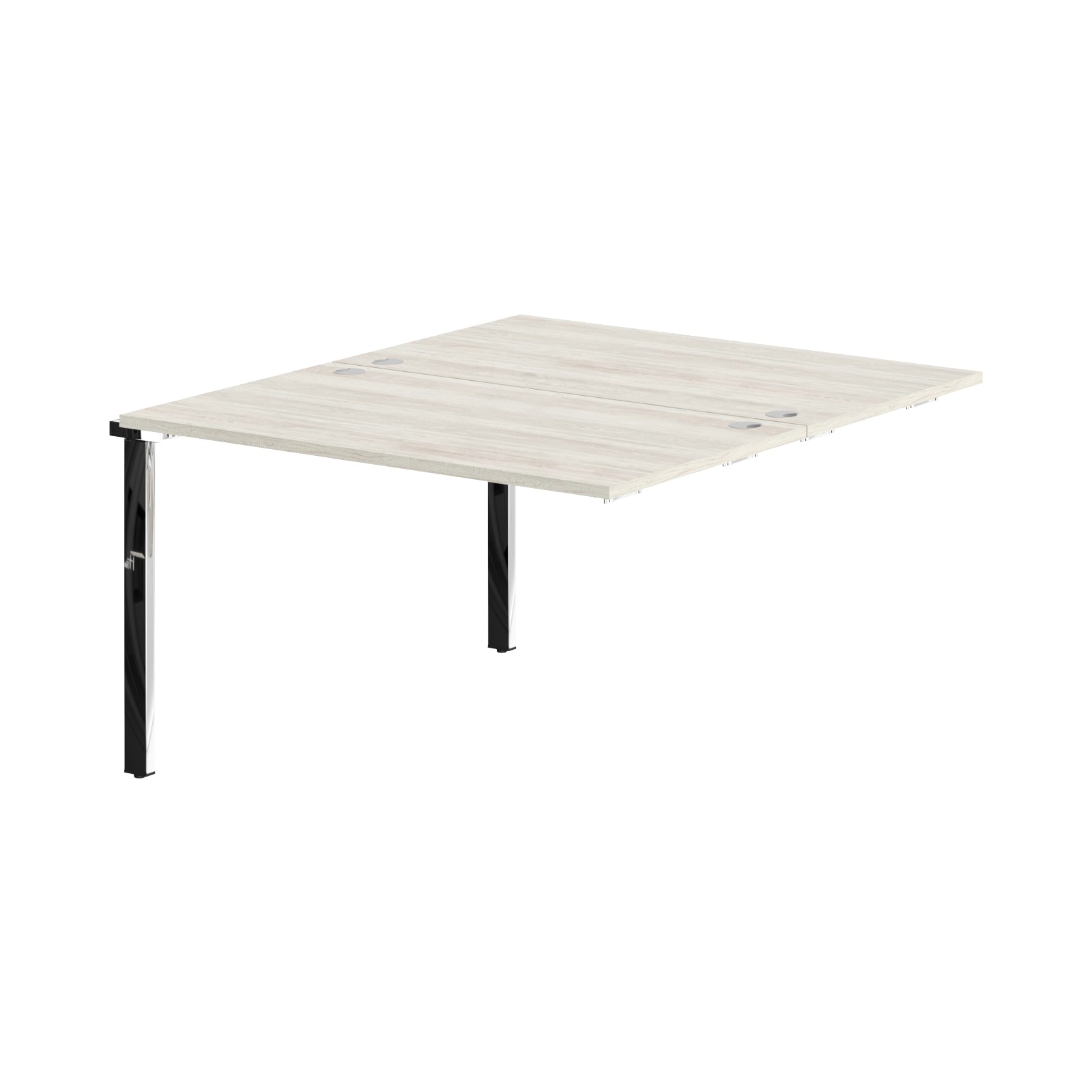 WORKSTATION EXTENSION, MADE IN E1 LAMINATE CHIPBOPARD, WITH WOODEN MODESTY PANEL AND LEGS by Treejar | Souqify