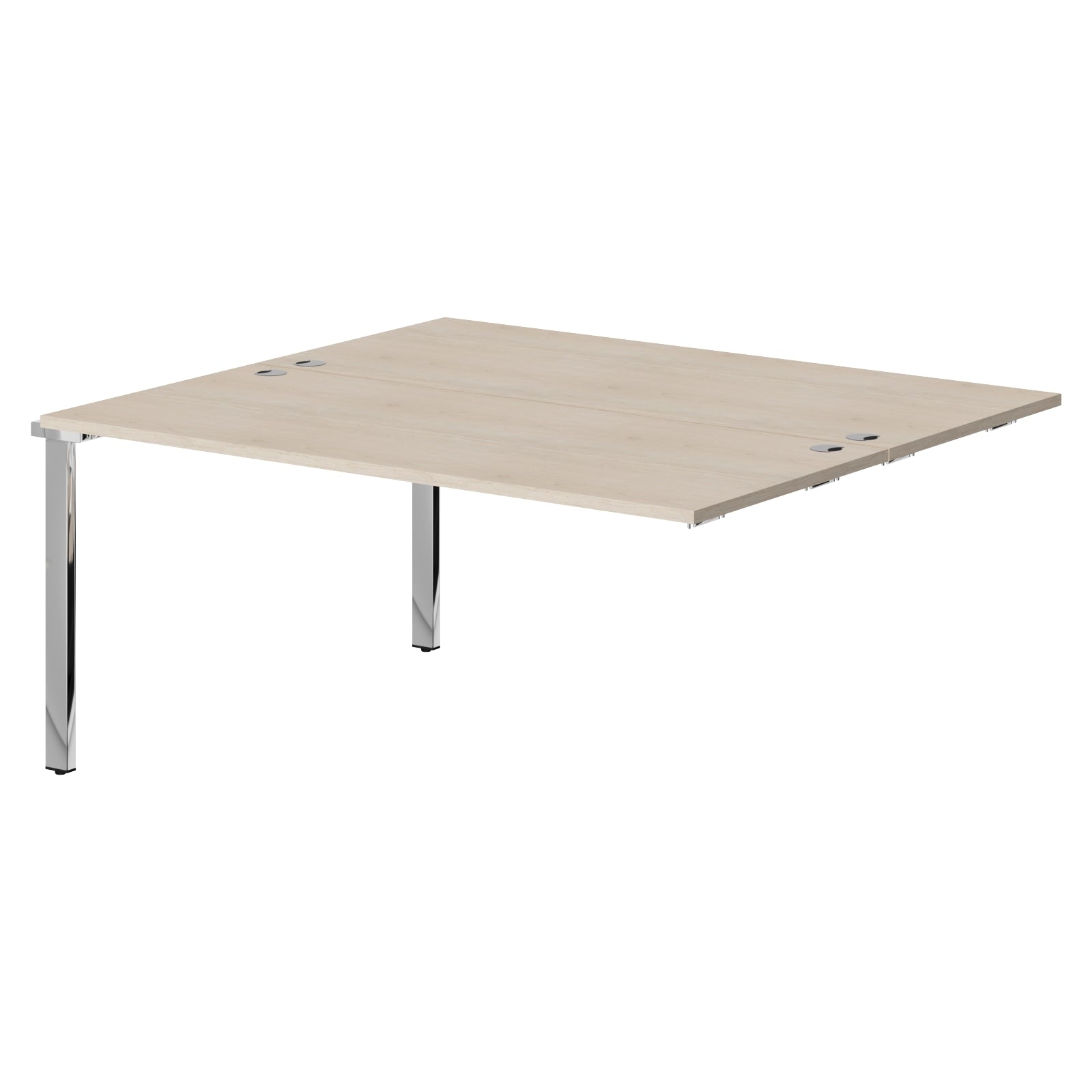 WORKSTATION EXTENSION, MADE IN E1 LAMINATE CHIPBOPARD, WITH WOODEN MODESTY PANEL AND LEGS by Treejar | Souqify