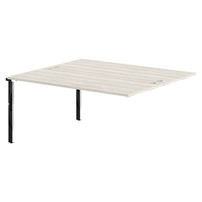 WORKSTATION EXTENSION, MADE IN E1 LAMINATE CHIPBOPARD, WITH WOODEN MODESTY PANEL AND LEGS by Treejar | Souqify