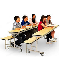 ZOIFUN 2023 Cheap School Canteen Bench And Desk 6/8/9/12 Seats by Treejar | Souqify