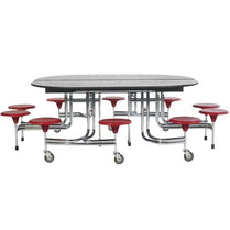 ZOIFUN 2024 Cheap Round School Canteen Folding Table by Treejar | Souqify