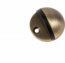 VILA |3704| Floor Door Stop Solid Stainless  Stopper and Rubber Bumper (1 pec)