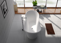 69 Inch High Quality New Style Modern Solid Surface Soak Bathtub JZ8614