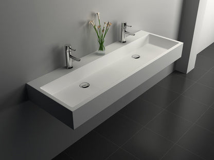 Cast Stone Solid Surface Bathroom Countertop Basin JZ9023