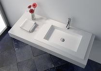 Cast Stone Solid Surface Countertop Wash Basin JZ9029